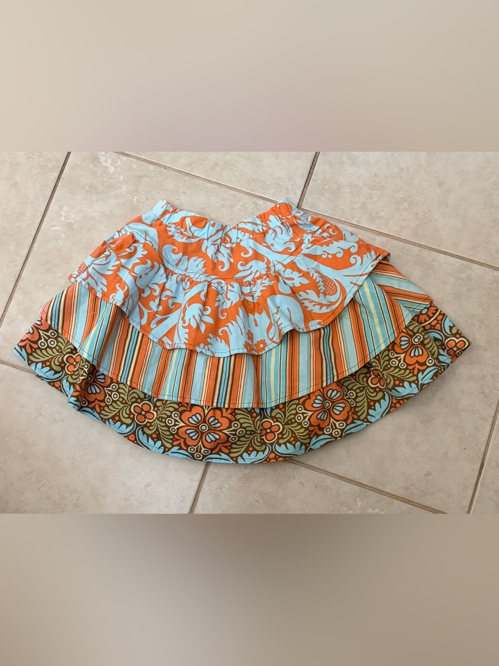 Chatti Patti tiered ruffle skirt